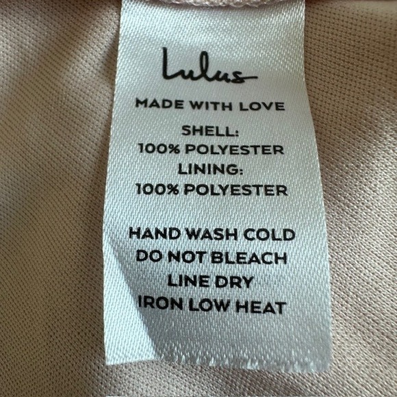 Lulus Forevermore Halter Fit and‎ Flare Dress Blush Pink Mini Dress Sz Med - Picture 15 of 16